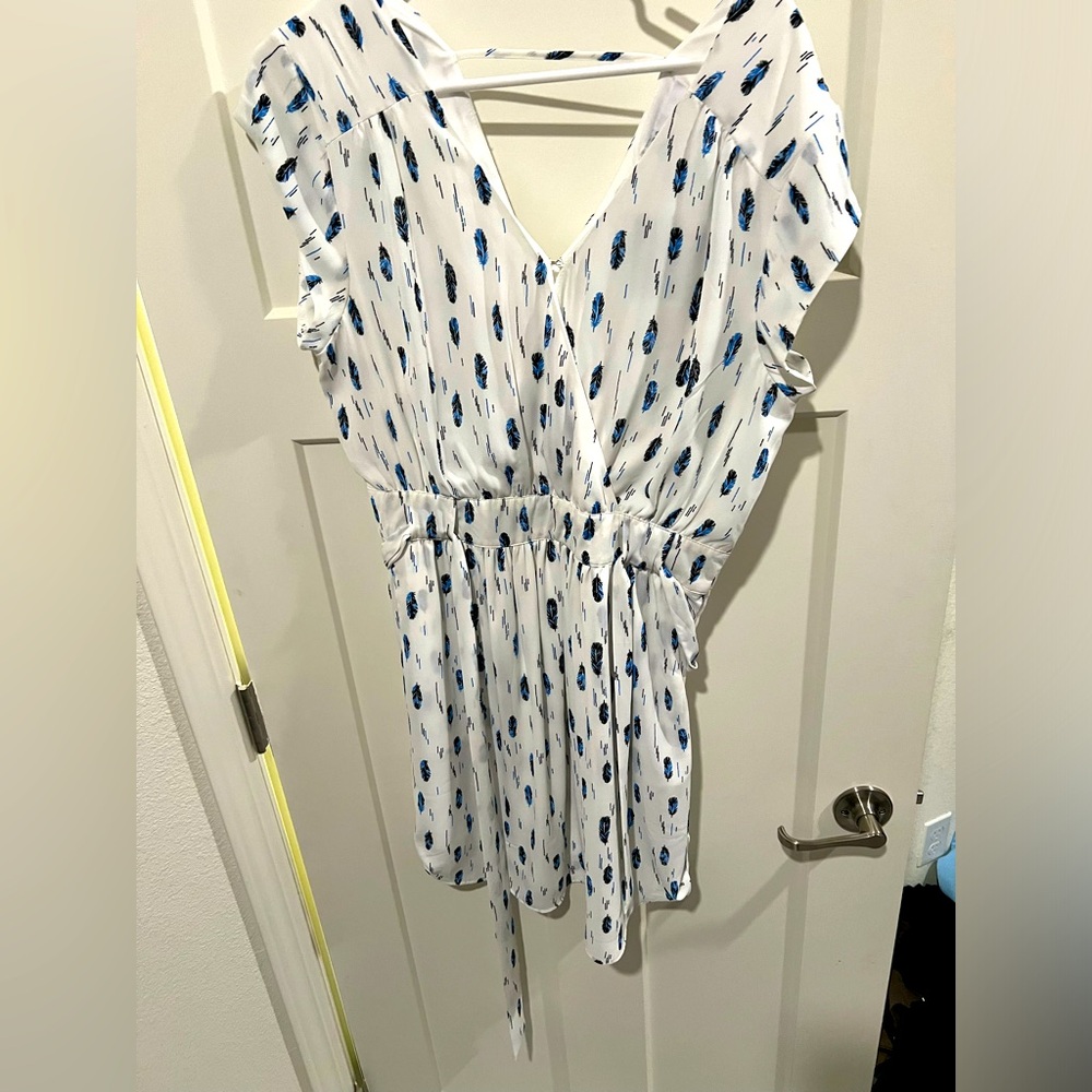 White midi dress